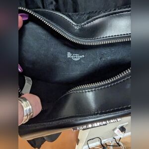 Black Leather Doc Marten bag